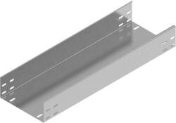BAKS 182060 KBP600H80/3 kábeltálca 80×600×3000 mm szalaghorganyzott 1, 5 mm anyagvastagság perforáció nélkül, villamos kábelek nyomvonalvezetéséhez (182060)
