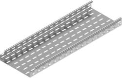 BAKS 140810 KCL100H42/3 kábeltálca 42×100×3000 mm szalaghorganyzott 0, 7 mm anyagvastagság, villamos kábelek nyomvonalvezetéséhez (140810)
