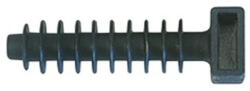 HAUPA Kábelkötegelő szerelő tappancs, 37x 6.5x9.2 mm fekete, tiplis 262170 Haupa (262170)