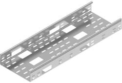 BAKS 170816 KAJ100H60/3 kábeltálca 60×100×3000 mm szalaghorganyzott 1, 0 mm anyagvastagság 20x 65 mm oldal- és 34x 65 mm alsó nyílásokkal (170816)