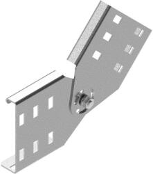 BAKS 411301 LGCH100N Kábellétra csuklós összekötő 105x 230 mm, villamos kábelek nyomvonalvezetéséhez (411301)