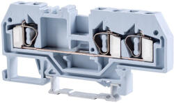 Tracon Fázisvezető ipari sorozatkapocs, rugós, sínre, szürke 800V 32A 0.08-4 mm2 3P TSKC4/3 Tracon (TSKC4/3)