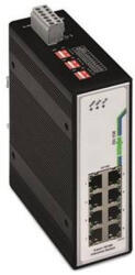 Wago ipari Switch8Port, fekete (852-102) (852-102)