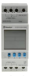 Finder 12.22. 0.024. 0000 kapcsolóóra sínre, digitális, heti 2CO(váltó) 24V (12.22.0.024.0000)