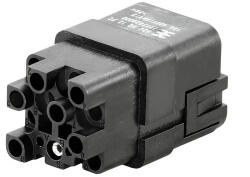 Weidmüller Érintkezőbetét HDC, hüvely 400V, 10A, pólus: 12, HDC HQ 12 MC 1993820000 Weidmüller (1993820000)
