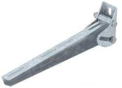 OBO állítható fali konzol B410mm, merítetten tűzihorganyzott, DIN EN ISO 1461, cink 6419577 (6419577)