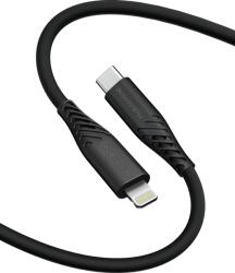 Mobilonline Cablu EKO CABLE din silicon USB-C/Lightning 1, 2 m 60W negru