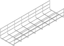 BAKS 930112 KDS50H35/3 rácsos kábeltálca 37×50×3000 mm, villamos kábelek nyomvonalvezetéséhez (930112)