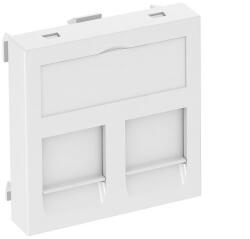 OBO adatátviteli csatlakozó 2 db C típusú csatlakozó modulh 45x45mm, hófehér 6119214 (6119214)