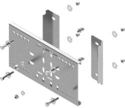 BAKS 752800 BDH160×320 Szerelőlemez készlet 160-320 mm I-gerendához, szalaghorganyzott, anyagvastagság 3, 0 mm, villamos szerelési feladatokhoz (752800)