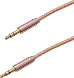 mobilNET Cablu AUX 2x 3, 5mm Jack, Ambalaj eco, Cupru, 1m