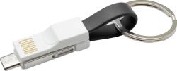 mobilNET Micro Breloc 3în1, USB-TypeC-Lightning, (Bulk), Negru