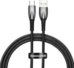 Baseus Glimmer Series Cablu de date cu încărcare rapidă USB-A - USB-C 100W 1m Negru