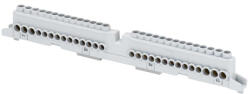Gewiss föld-nulla (PE/N) sín 12modul kiselosztóba 2P 80A 2X(3x16mm2 +11x10mm2) GW40412B (GW40412B)