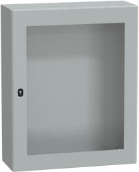 Schneider Electric PanelSet S3D - NSYS3D10830T - elosztószekrény 1000xW800xD300 üveg ajtóval (NSYS3D10830T)