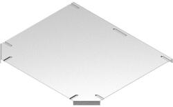 BAKS 982239 PTKSZ400 Rácsos kábeltálca T-idom fedél 400 mm vízszintes, szalaghorganyzott, anyagvastagság 1, 0 mm, villamos kábelek nyomvonalvezetéséhez (982239)