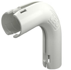 OBO Quick-Pipe 90°-os könyök M16, hófehér 2154062 (2154062)