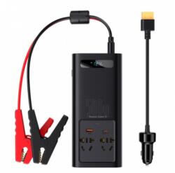 Baseus Инвертор за кола Baseus 500W, 12V-220V, 2 x AC, Type-C, USB, 12V, Черен (CGNB000101)