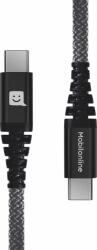 Mobilonline Cablu Kevlar EKO CABLE USB-C/USB-C 0, 3 m 60W antracit