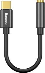 Baseus CATL54-01 cablu adaptor USB-C la jack audio 3, 5mm L54 (femelă) Negru