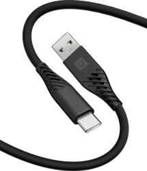 Mobilonline Cablu din silicon EKO CABLE USB/USB-C 1, 2 m 60W negru
