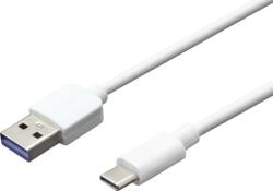 mobilNET Cablu de date USB - Tip C, 2A, 2m, Ambalaj eco, Alb