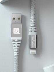 Mobilonline Cablu Kevlar ECO CABLE USB/Lightning 1, 2 m 60W alb