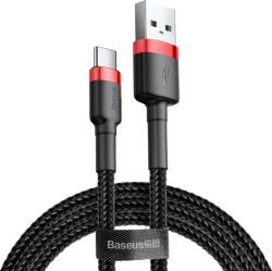 Baseus Cafule Series Cablu de date USB-A - USB-C 2A 3m Roșu-negru