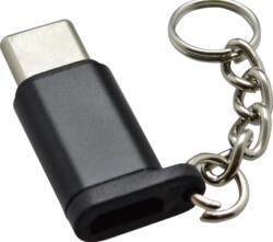 mobilNET Adaptor MicroUSB/USB-C Negru