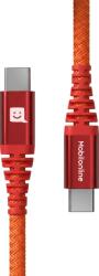 Mobilonline CABLU EKO Kevlar USB-C/USB-C 1, 2 M 60W roșu