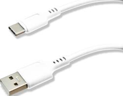 mobilNET Cablu de încărcare și date Tip C 3.1A, 50cm, Alb, Ambalaj eco