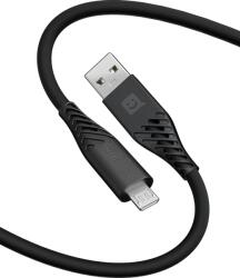 Mobilonline Cablu din silicon EKO CABLE USB/Micro USB 1, 2 m 60W negru
