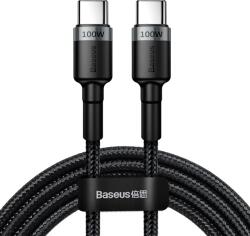 Baseus Cafule cablu de date cu încărcare rapidă USB-C - USB-C 100W 2m Gri-negru