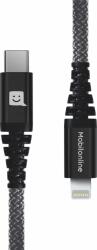 Mobilonline Cablu Kevlar EKO CABLE USB-C/Lightning 1, 2 m 60W antracit