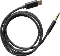 mobilNET Cablu audio USB-C - jack 3, 5 mm, Negru