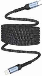 SWISSTEN Cablu de date Swissten USB-C / Lightning 1 m magnetic retractabil negru