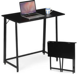Homelux Összecsukható íróasztal 80x45 cm laptop asztal fekete (TH-FD-1) - homelux