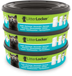 Litter Locker Macskaalom Kazetta Utántöltő, Szagmentesebb, Higiénikusabb Macskaalom Kezeléshez