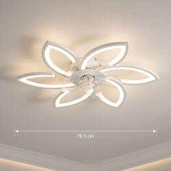  LED ventilátoros mennyezeti lámpa ANEMO távirányítóval, 36W, D76.5cm, hideg/semleges/meleg fény, fém és műanyag, fehér