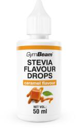 GymBeam Szteviás ízesítő cseppek 50 ml karamell