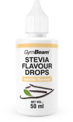 GymBeam Szteviás ízesítő cseppek 50 ml vanília
