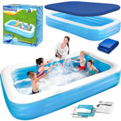 Bestway Családi felfújható medence 305 x 183 x 56 cm 3 az 1-ben Bestway 54009-A (54009-3w1-A)