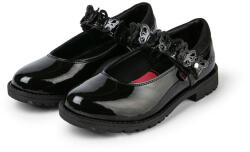Kickers Balerin și Balerini cu curea Fete - Kickers Negru 33