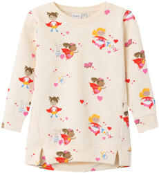 NAME IT tunică fată cu model pufos crem (13BD62)
