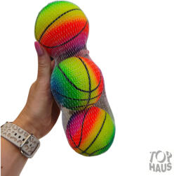  Szivárványos fújható kosárlabda csomag 5 cm (STB8029) - topjatekbolt