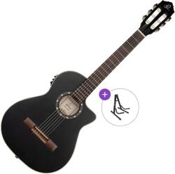Ortega Guitars RCE125SBK-3/4 Basic SET 3/4 Negru satinat Chitară clasică cu preamplificare