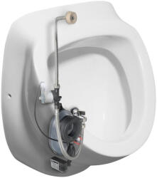 Aqualine hátsó bekötésű kerámia piszoár szenzoros öblítőmechanikával és szifonnal 39x56 cm, fehér 10SZ92001-SENSOR (10SZ92001-SENSOR)