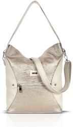 ZELLIA Női Válltáska Td25001 Beige-Arany - Groove - (ZLK-td25001-21941351)