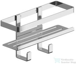 SAPHO METAFORM MYLINE sarokpolc zuhanyzóba, 241x30x111mm, fényes rozsdamentes acél (105T10100) (105T10100)