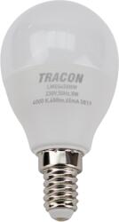 TRACON Gömb burájú LED fényforrás CREE chippel, 230V, 50Hz, 8W, 4000 K, E14, 720lm, 180°, G45, CREE chip, EEI=F (LMGC458NW) (LMGC458NW)